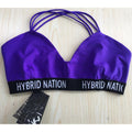 HYBRID NATION WOMEN FREE COMFORT SPORTS BRA (Electric Purple) Women's Sports Bra Hybrid Nation Women (China) XS 