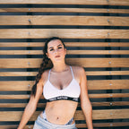 HYBRID NATION WOMEN FREE COMFORT SPORTS BRA (WHITE) Women's Sports Bra Hybrid Nation Women (China) 