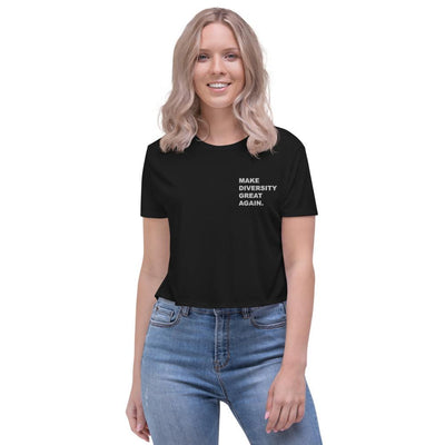 HYBRID NATION WOMEN MDGA CROP T-SHIRT Women's T-Shirt Printful