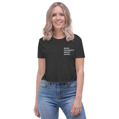 HYBRID NATION WOMEN MDGA CROP T-SHIRT Women's T-Shirt Printful
