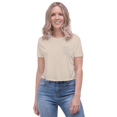 HYBRID NATION WOMEN MDGA CROP T-SHIRT Women's T-Shirt Printful