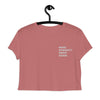 HYBRID NATION WOMEN MDGA CROP T-SHIRT Women's T-Shirt Printful
