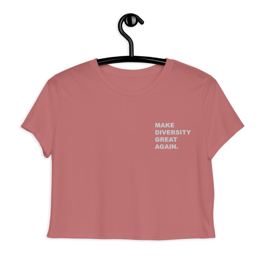HYBRID NATION WOMEN MDGA CROP T-SHIRT Women's T-Shirt Printful 