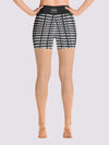 HYBRID NATION WOMEN SPORT FLEX ATHLETIC SHORTS (BOLD) Women's Athletic Shorts Printful