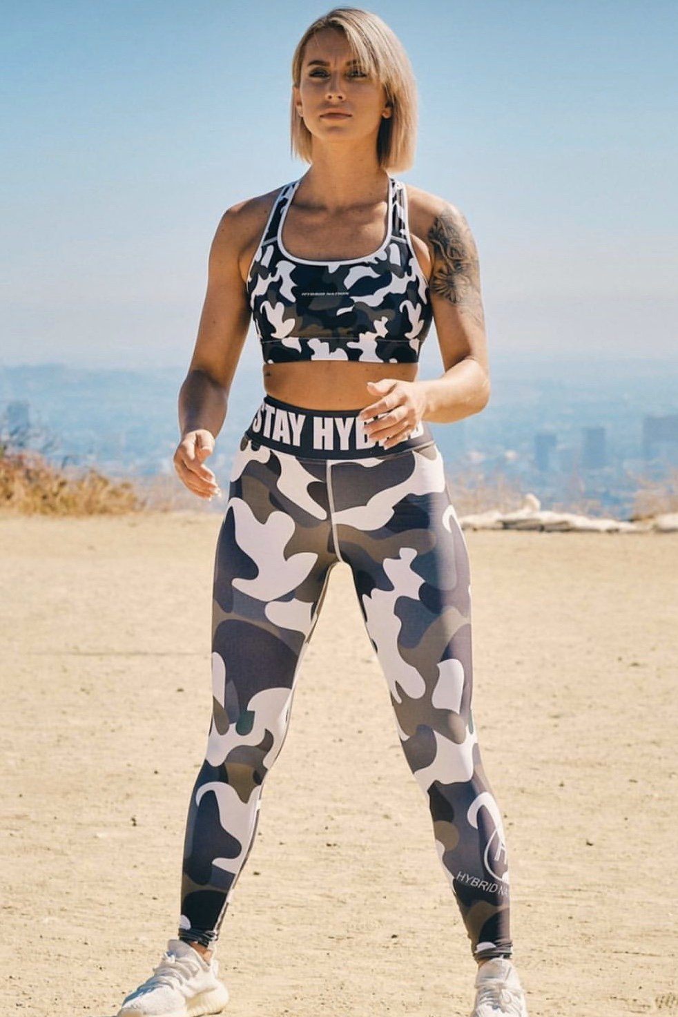 HYBRID NATION WOMEN SPORT FLEX LEGGINGS (CAMO) - Hybrid Nation