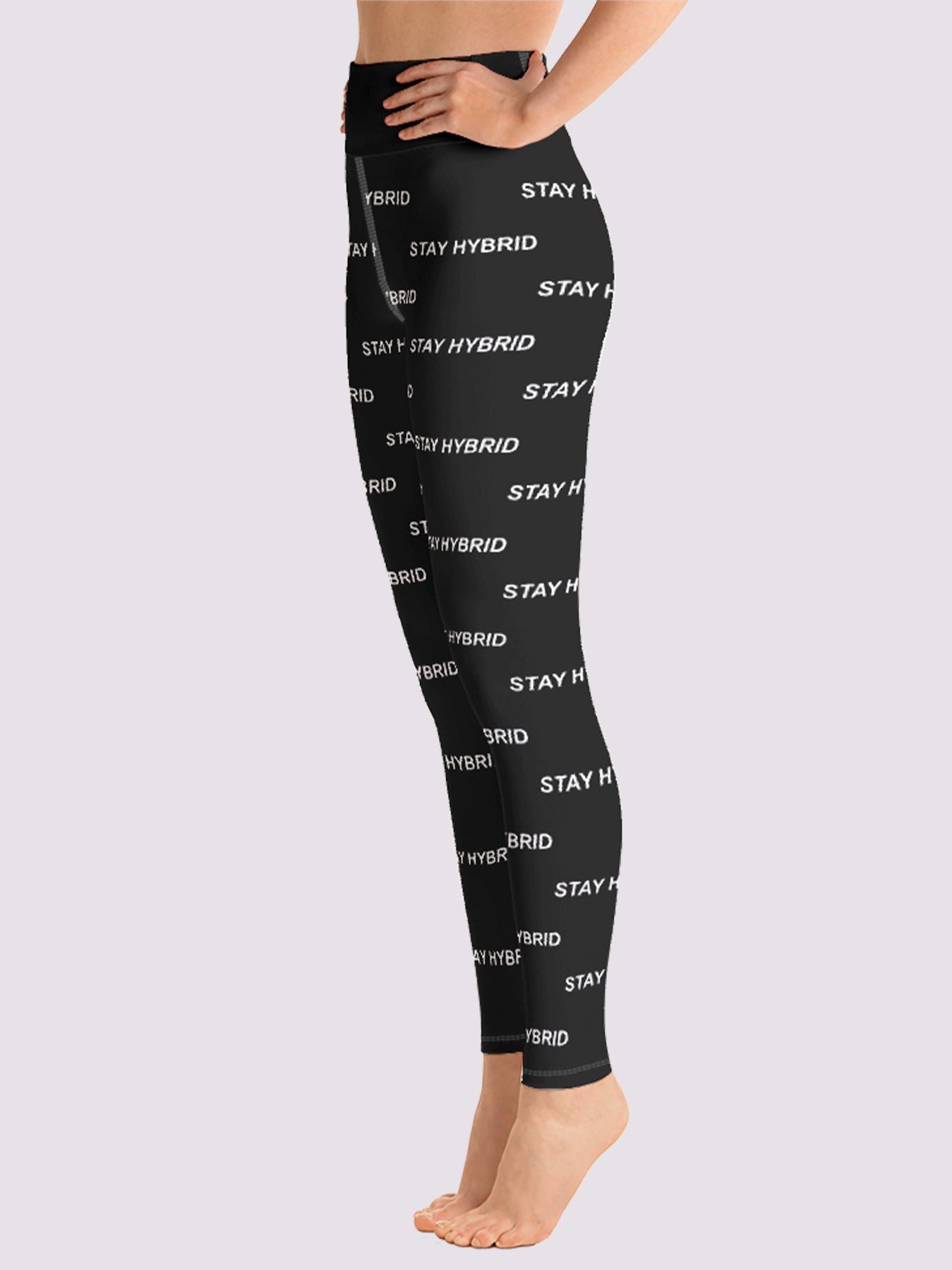 HYBRID NATION WOMEN SPORT FLEX LEGGINGS Women's Leggings Printful 