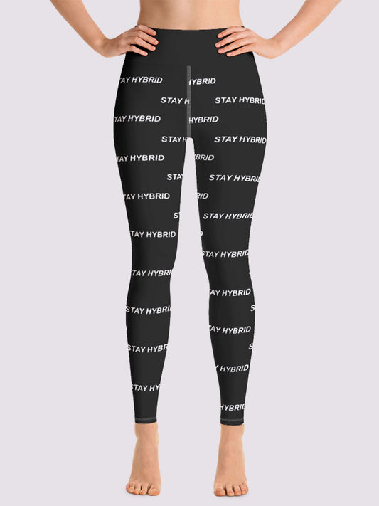 HYBRID NATION WOMEN SPORT FLEX LEGGINGS Women's Leggings Printful XS Black 