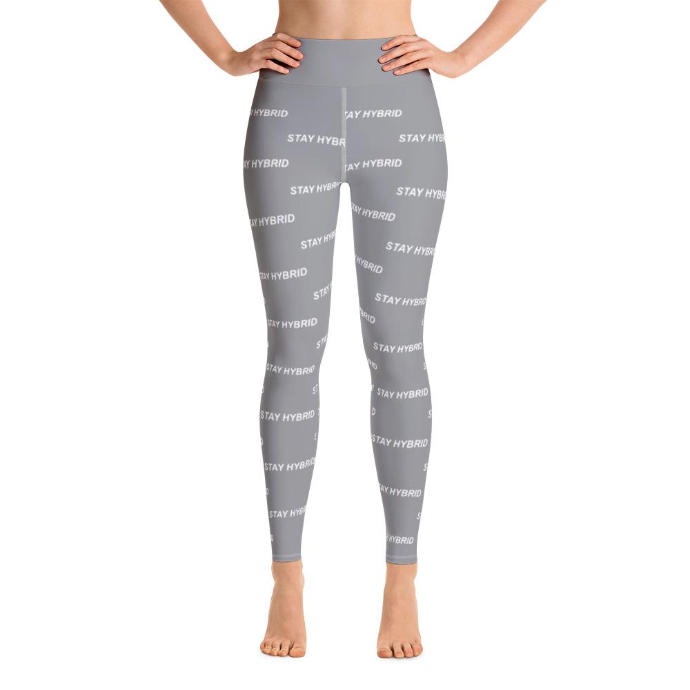 HYBRID NATION WOMEN SPORT FLEX LEGGINGS Women's Leggings Printful XS Grey 