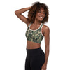 HYBRID NATION WOMEN SPORT FLEX SPORTS BRA (CAMO) Women's Sports Bra Printful
