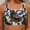 HYBRID NATION WOMEN SPORT FLEX SPORTS BRA (CAMO) Women's Sports Bra Printful