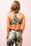HYBRID NATION WOMEN SPORT FLEX SPORTS BRA (CAMO) Women's Sports Bra Printful