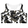 HYBRID NATION WOMEN SPORT FLEX SPORTS BRA (CAMO) Women's Sports Bra Printful XS