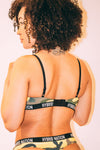 HYBRID NATION WOMEN YELLOW CAMO BRALETTE Women's Bralette Hybrid Nation Women
