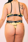 HYBRID NATION WOMEN YELLOW CAMO BRALETTE Women's Bralette Hybrid Nation Women