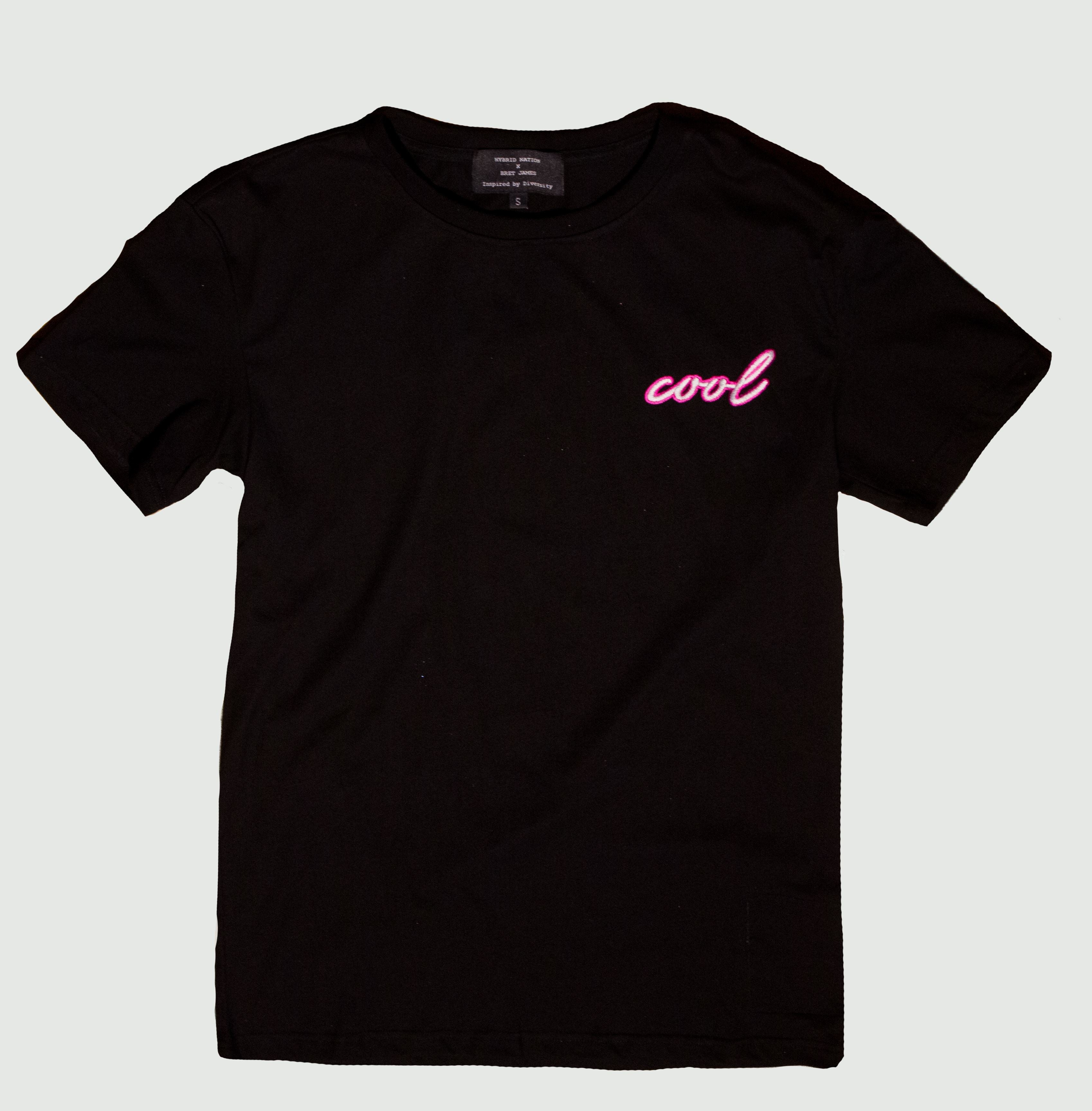 HYBRID NATION X BRET JAMES "COOL" TEE Unisex T-Shirt Hybrid Nation (China) S 