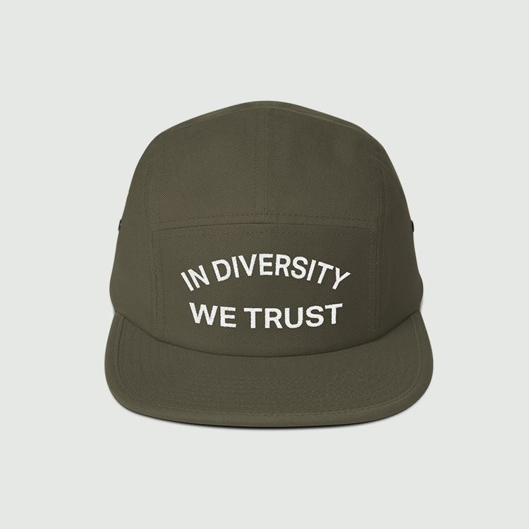 IDWT Five Panel Strapback (Olive) Headwear Hybrid Nation 