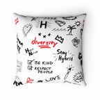 "sketch" faux suede pillow Home Decor Printify 
