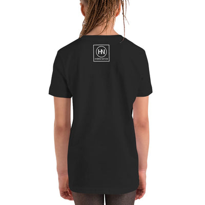 YOUTH IN DIVERSITY WE TRUST SIGNATURE T-SHIRT (BLACK) Kids T-Shirt Printful